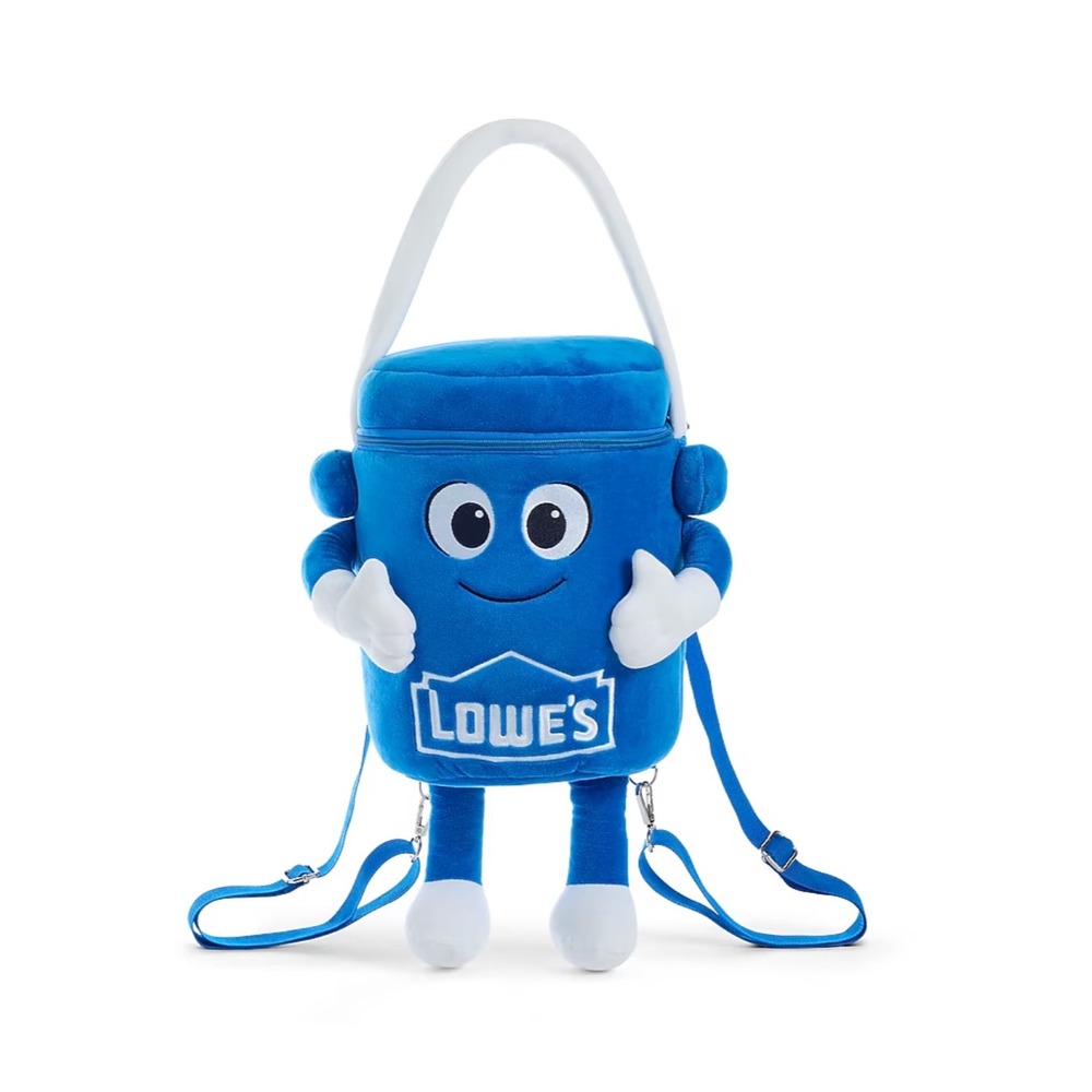 Lowe's Big Blue Plush Backpack